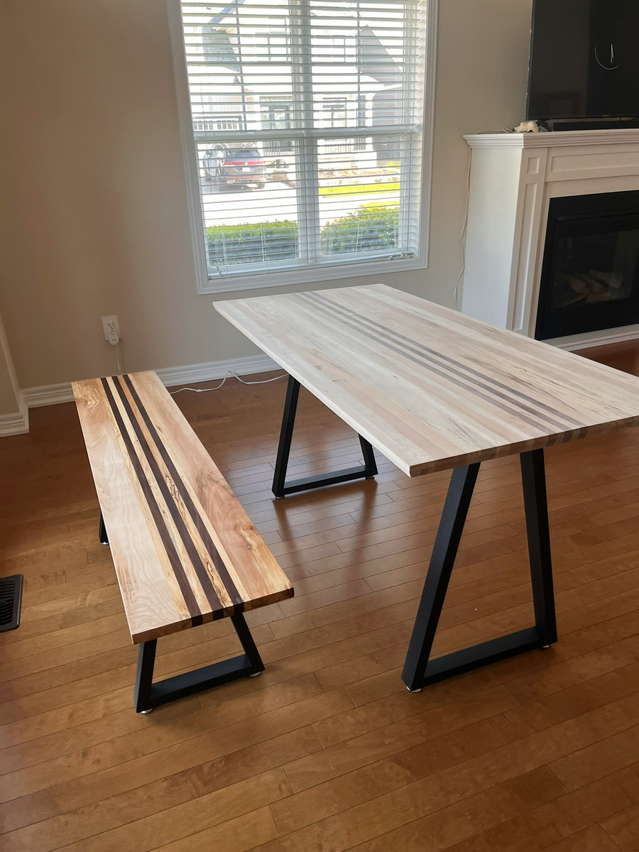 Dining table — unfinished