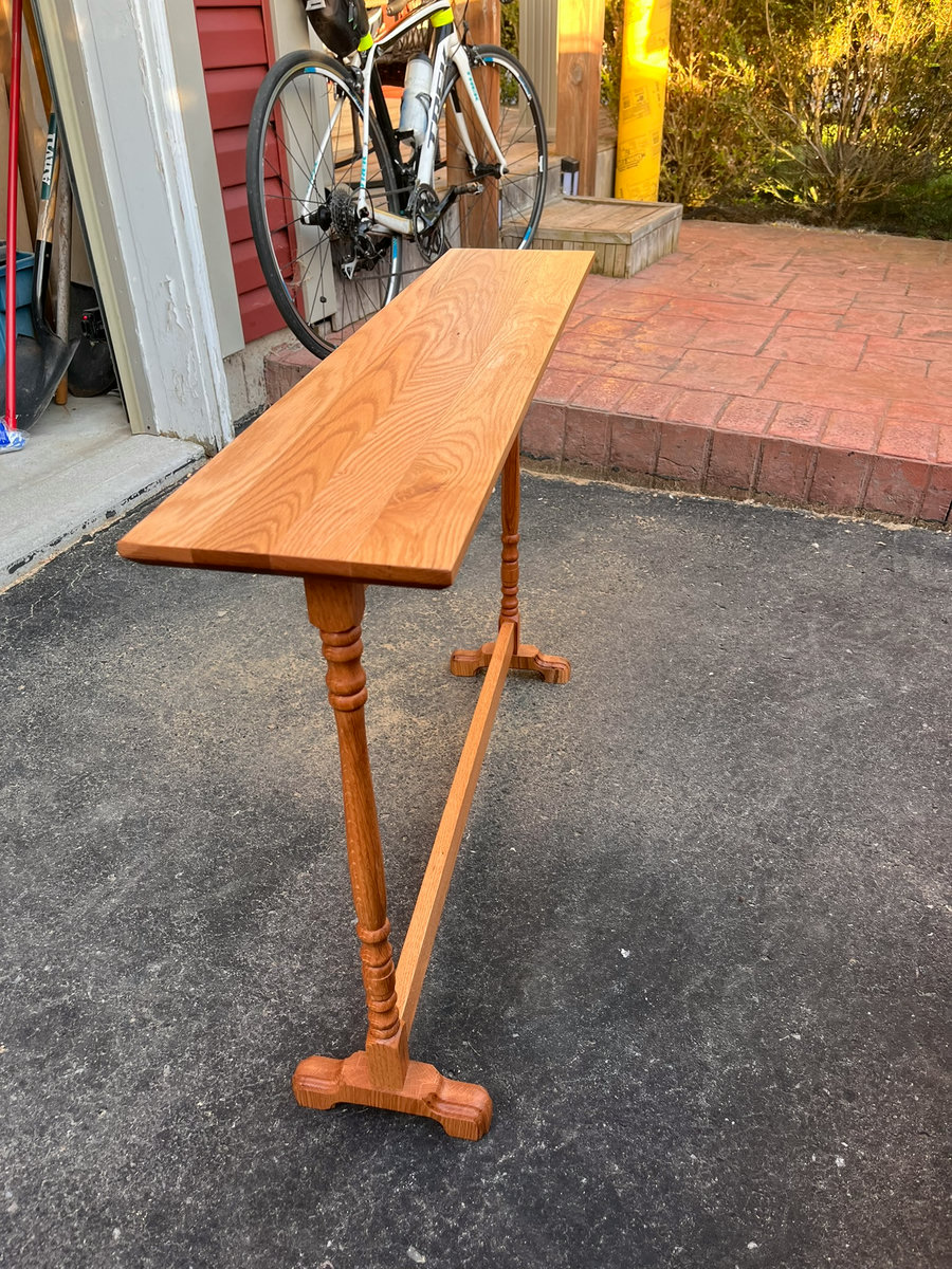 Sofa table — full view